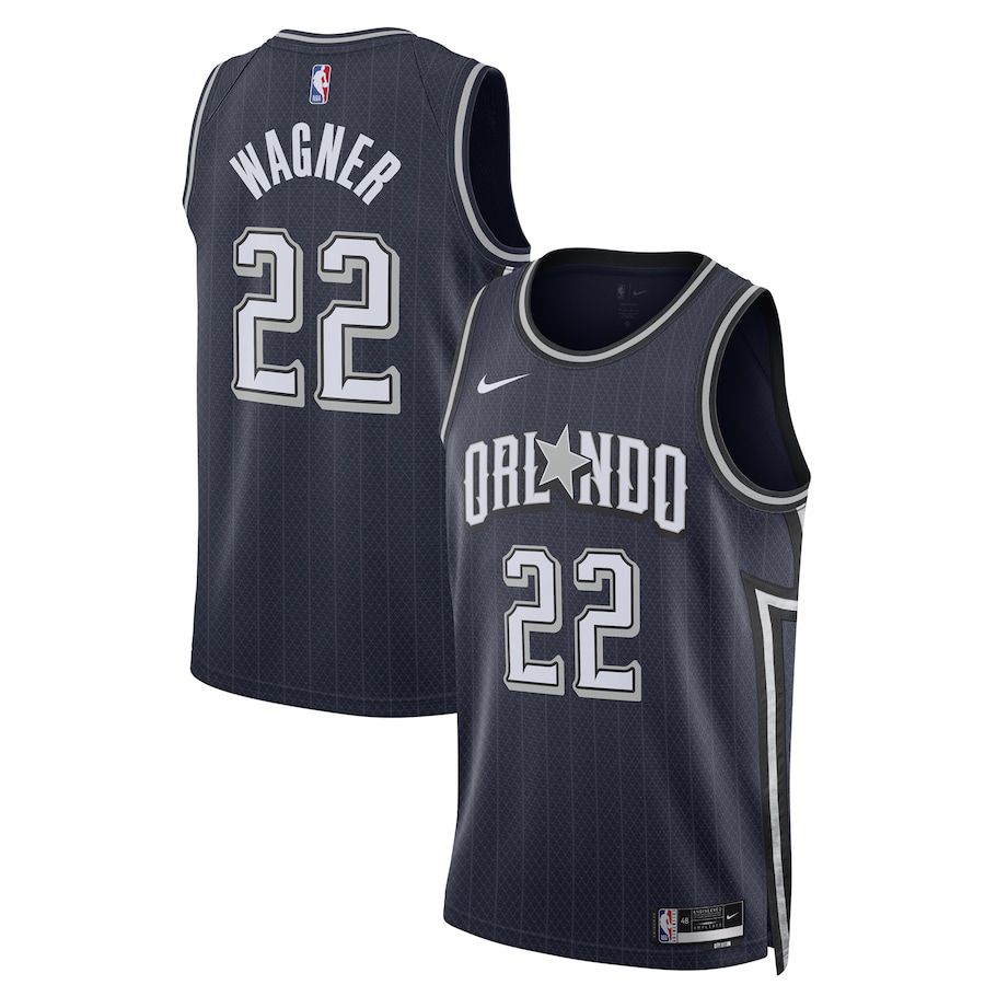 Men Orlando Magic #22 Franz Wagner Nike Navy City Edition 2023-24 Swingman NBA Jersey